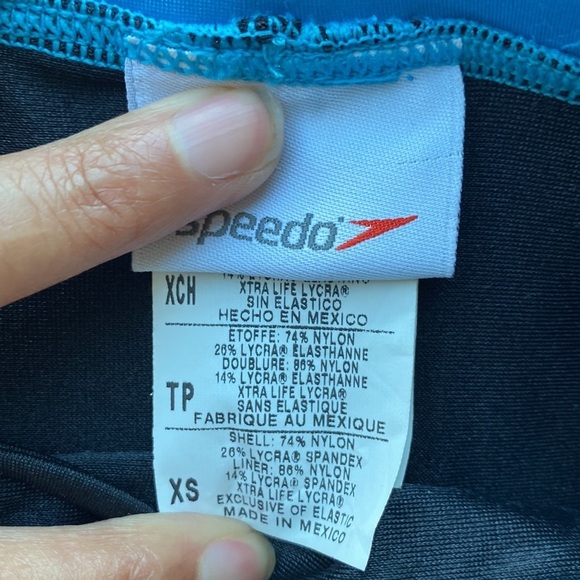 Speedo Black and Blue Bikini Set - Picture 4 of 10